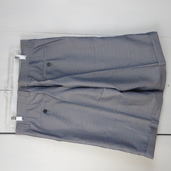 Luxton Mens Black and Gray Dress Shorts Preppy Business Office Sz.32 - Picture 5 of 8
